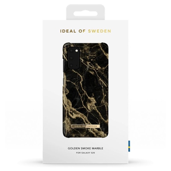 iDeal Of Sweden Fashion Skal för Galaxy S20 - Golden Smoke Marbl