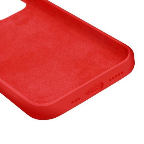 iPhone 12/12 Pro Soft Silicone Case Red