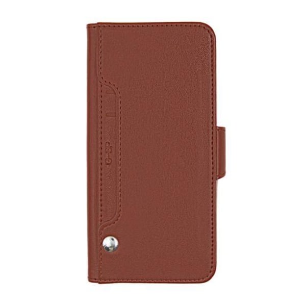 iPhone XS Max Flip Stand PU Leather Extra Card Wallet Case Brown