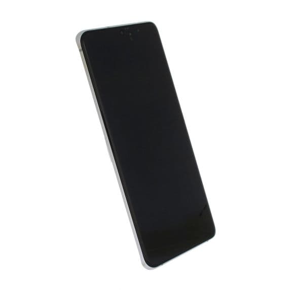 Samsung Galaxy S20 Ultra Skärm med LCD Display Original + Framkamera Original - Vit