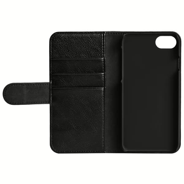 iPhone 6/7/8/SE (2020/2022) PU wall, 3 card, Black