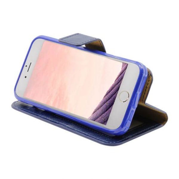 Detachable Leather Case For iPhone 5/5S/5SE Blue