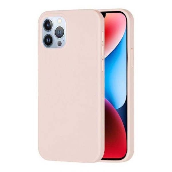 iPhone 15 Pro Max Silikonskal - Sand Rosa