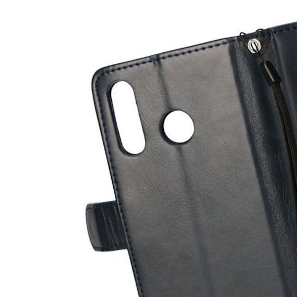 Huawei P30 Lite Flip Stand Leather Wallet Case Blue