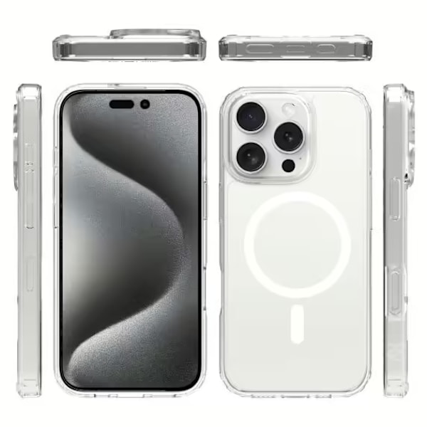 iPhone 16 Pro Max Mobilskal MagSafe Rvelon - Transparent