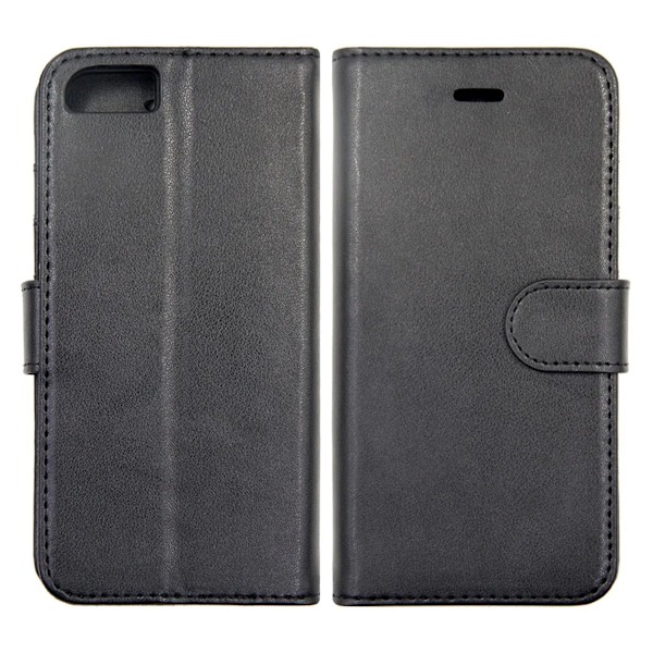 iPhone 6/6S Plånboksfodral Magnet Läder med Stativ - Svart
