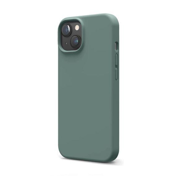 iPhone 15 Plus Silikonskal - Grön
