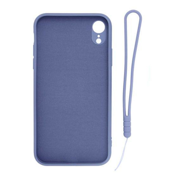 iPhone XR Soft Liquid Silicone Case With Magnetic Ring Holder St