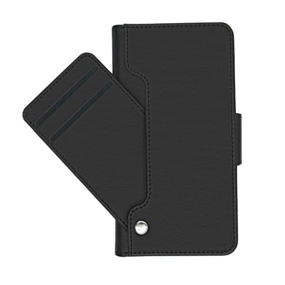RV Plånboksfodral - iPhone 11 - Extra Kortfack och Stativ - Svart