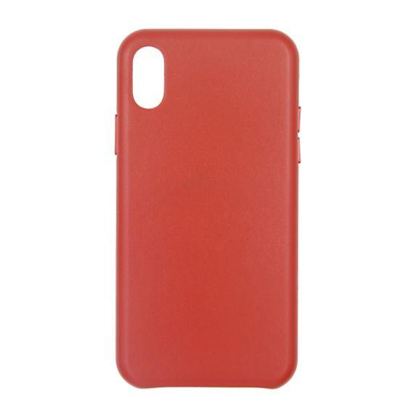 Fitted Leather Case For iPhone X/XS Red