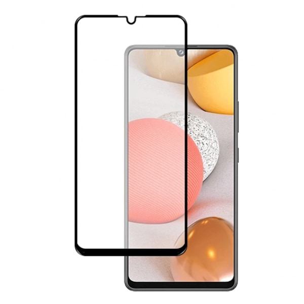 Skärmskydd Galaxy A42 5G - 3D Härdat Glas Svart