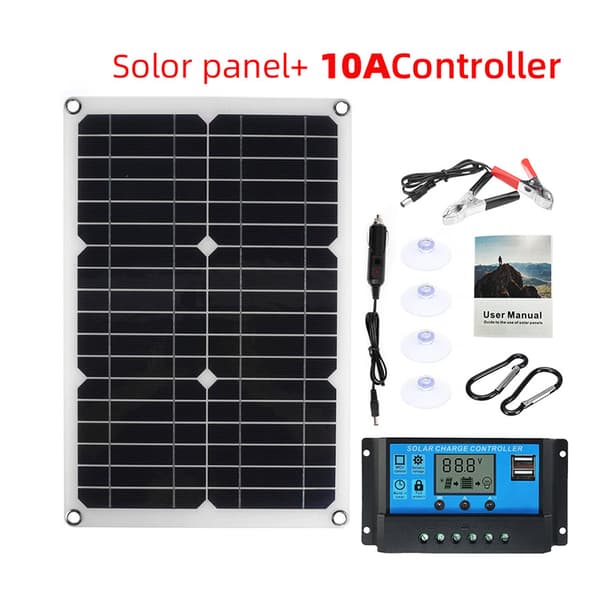 Bærbar solcellebatterioplader og vedligeholder solpanel med smart controller flere farver