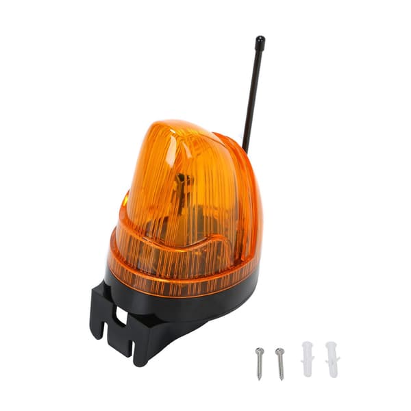 Advarselslys Blinklys 220V Universal Dør Blinklys LED Flash Signal Enhed med Antenne