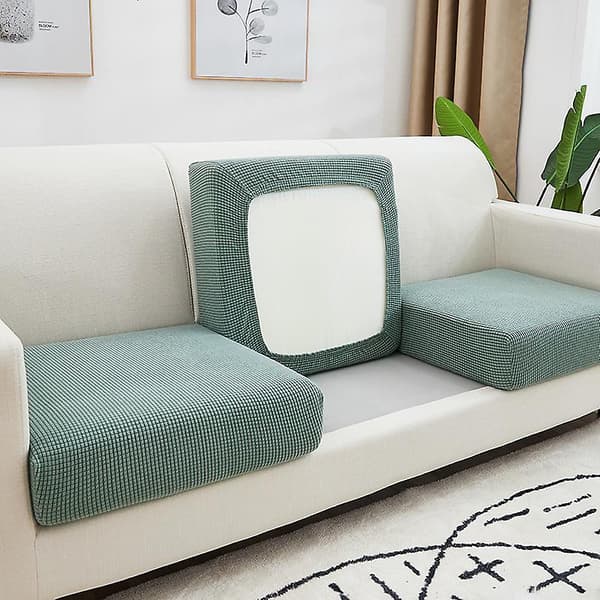 3 st Soffsittsdynöverdrag Högstretch Individuellt Sittsdynöverdrag Sofföverdrag Soffdynöverdrag Green