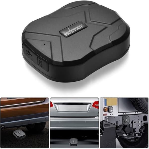 TKSTAR GPS-tracker i realtid med kraftfull magnet, dold tracker, 5000 mAh batteri