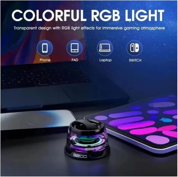 Magnetisk bærbar Bluetooth-højttaler mini Audio Box Dual-Channel Stereo Bluetooth 5.3 Version Højttaler 7-timers afspilningsvarighed Telefonholder (sort)