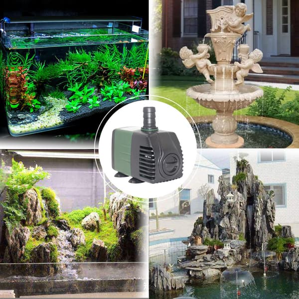 Dränkbar Pump Fontän Damm Vattenpump För Utomhus Trädgård Pool