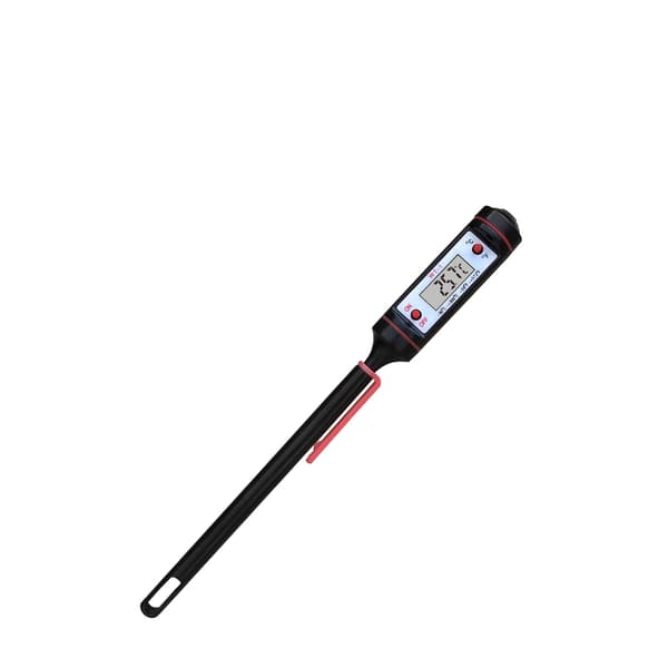 Professionell digital kökstermometer för grill, vatten, olja, matlagning, kött, mat, rostfri sond