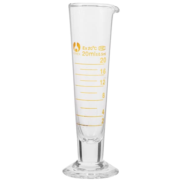 Gradueret glasmålebæger 20 ml