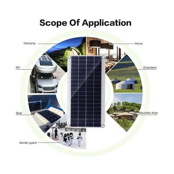 300w 12v Solpanel Kit Batterioplader 300 Watt 12 Volt Off Grid System Med 60A Controller