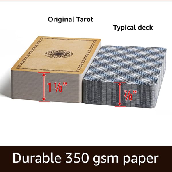 Den originale tarotstokken med 78 kort
