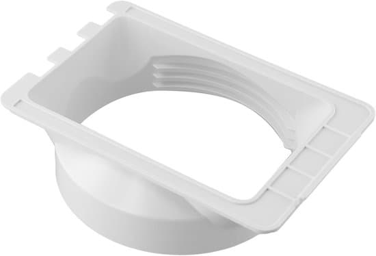 Bærbar klimaanlegg eksosslangeadapter - 150 mm - Hvit