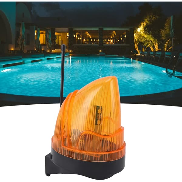Advarselslys Blinklys 220V Universal Dør Blinklys LED Flash Signal Enhed med Antenne