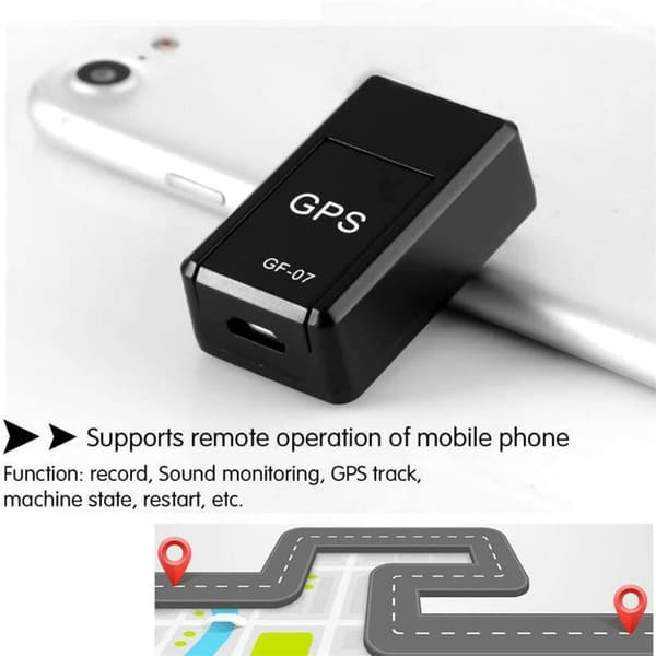 2 st Magnetisk GPS Tracker GPS Live Spårningsenhet Magnetisk Mini Bilspårare (GF07)