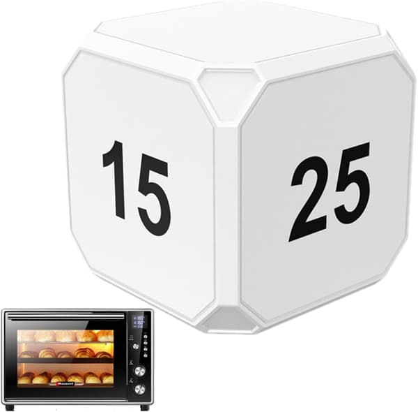Smart Sensor Timer, Rörelseaktiverad Timer för Skrivbord, Studier, Träning & Arbete med Digital Display & Tyst Alarm