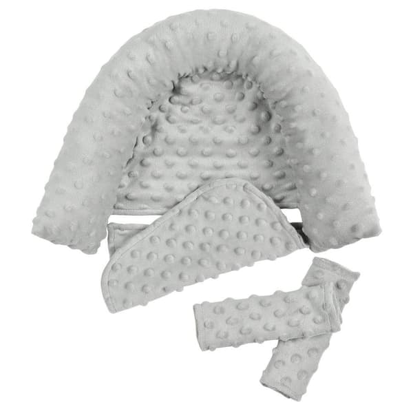 Supermjukt Bubble Fleece Baby Nackstöd Grå