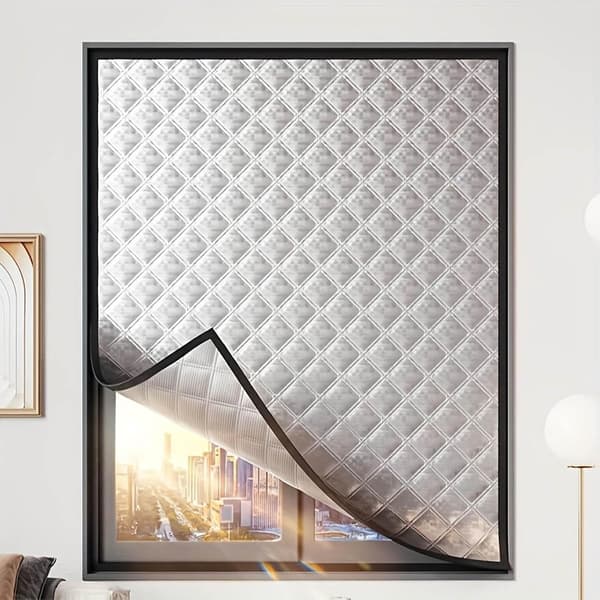 Lydisolerende gardiner for vinduer termisk isolert 35x39 tommer