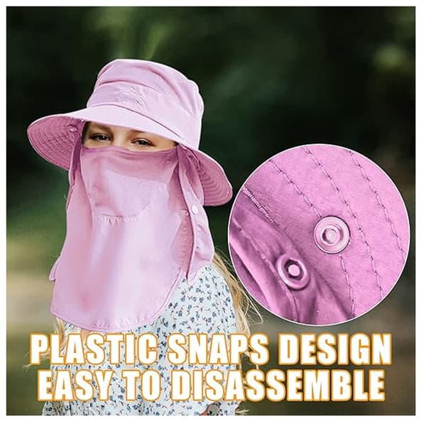 Solhatt Fiskehatt Vikbar hatt Pink
