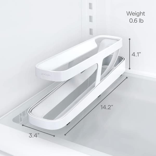 Eggdispenser Plassbesparende Rullende Eggdispenser og Organizer for Kjøleskapsoppbevaring