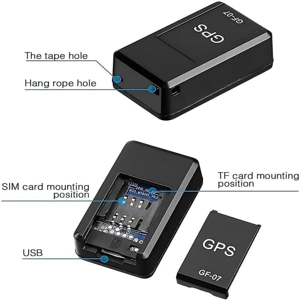 Magnetisk GPS Tracker GPS Live Tracking Locator Enhed Magnetisk Mini Bil Tracker