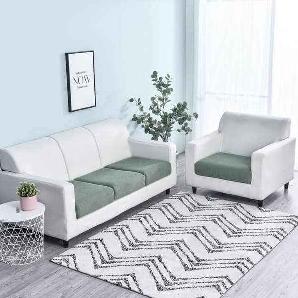 3 st Soffsittsdynöverdrag Högstretch Individuellt Sittsdynöverdrag Sofföverdrag Soffdynöverdrag Green