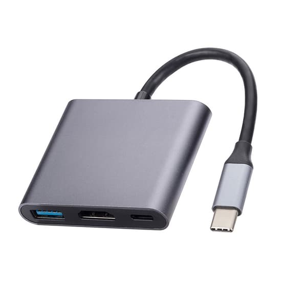 3-in-1-keskitin, Type C–HDMI USB 3.0 -liitäntä