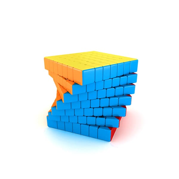 Moyu Meilong 7x7x7 V2 Speed Cube Stickerless Magic Cube Pussel Leksak