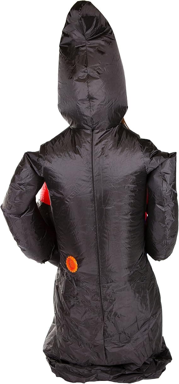 Oppblåsbar Grim Reaper-kostyme for voksne (One Size)