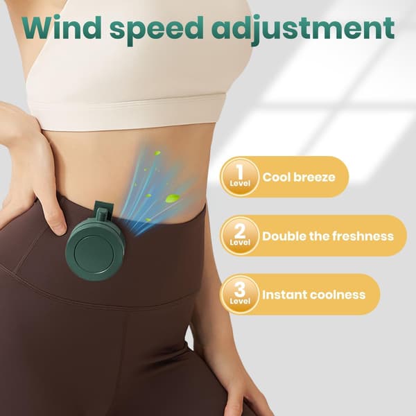 Bladeless ventilator lille cyklonventilator velegnet til udendørs og rejser