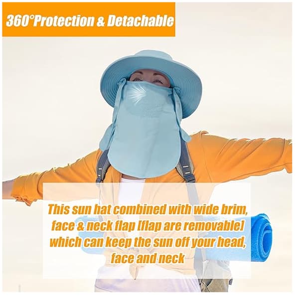 Solhatt Fiskehatt Vikbar hatt Blue