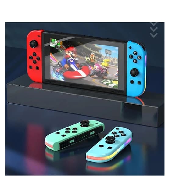 Spillkontroller LED-kompatibel Joy Con Nintendo Switch Rød Blå