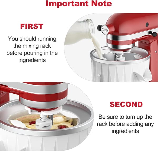 Jäätelökoneen osat KitchenAidiin, kuten KitchenAid-jäätelökoneen käyttölaite, jäätelökoneen käyttölaite KitchenAidiin