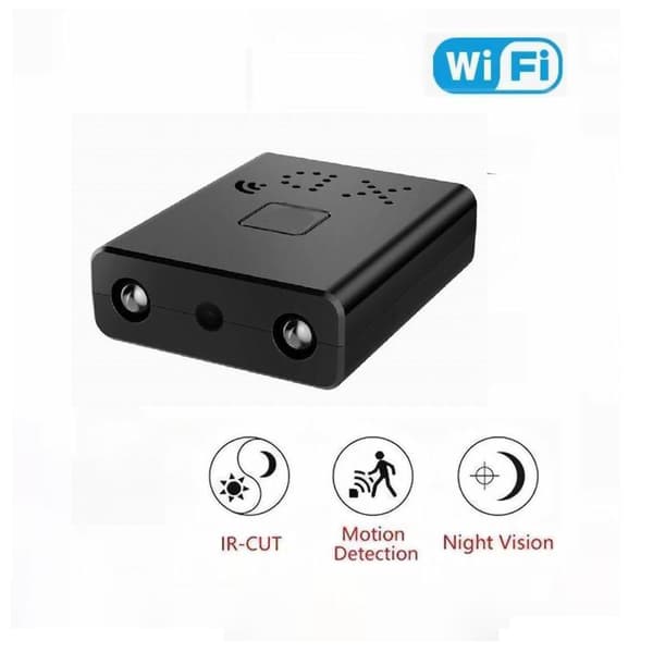 4K HD Mini Trådlös Dold Wifi Säkerhetskamera med App-aktiverad Mikrofon Inomhus Hemlarm Säkerhetskamera