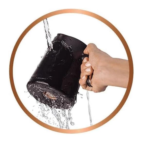 Kaffemaskine kapacitet 250ML sort med guldkant