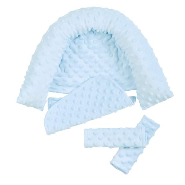 Supermjukt Bubble Fleece Baby Nackstöd Blå