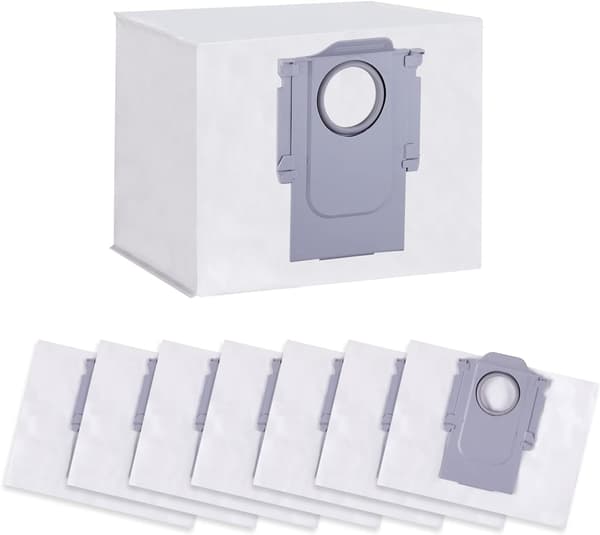 Støvposeudskiftning til Roborock S8+/ S8 Pro/ S7 MaxV Ultra/ S7 Pro/ Q7+/ Q7 Max+/ Q8 Max+/ Q5 Pro+/ Q5+ 8 Pack
