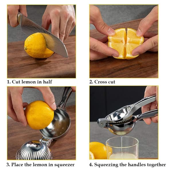 Citronpresser Metal Lime Manuel Squeezer Manuel Citruspresser