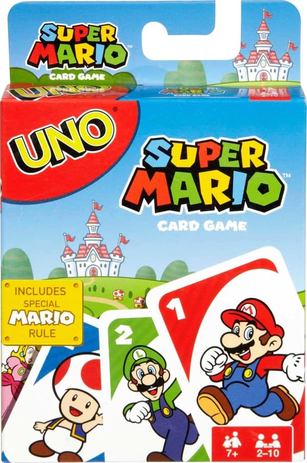 Super Mario -korttipeli, 112 korttia, joissa hahmoja