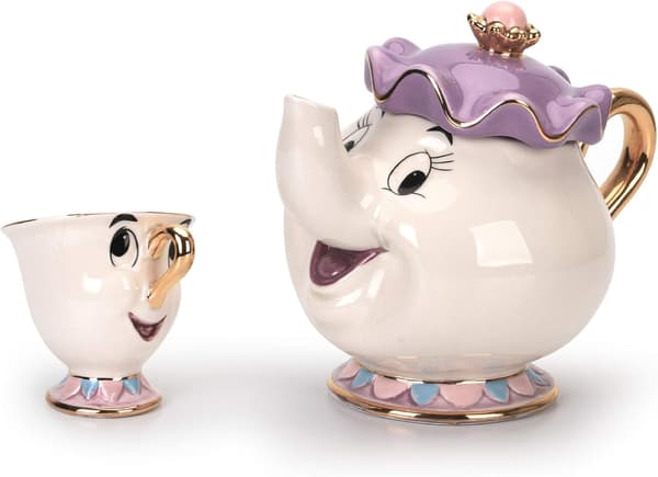 Mugg med tecknade figurer, tekannemugg, tekannemugg, sött set