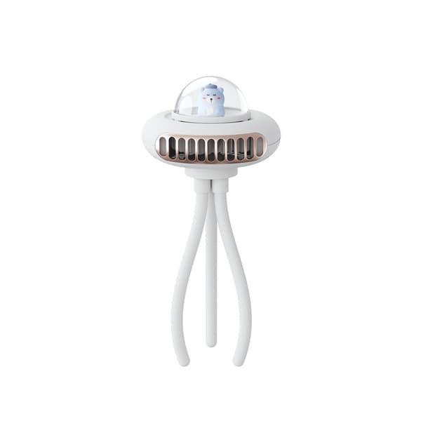 Taljeklemme Bærbar Ventilator White